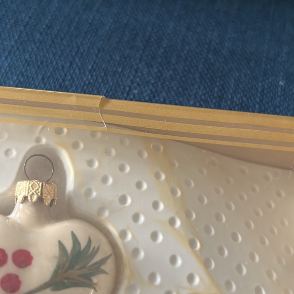 Vintage boxed set of 4 Kurt Adler hand crafted heart shaped Christmas ornaments - Picture 12 of 13